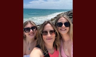 Emily Churchill with family