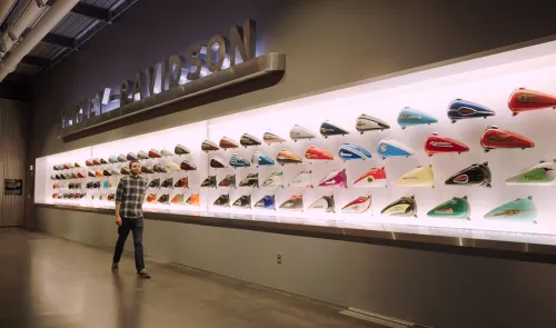 Kyle Mathers at the Harley Davidson Museum