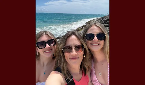 Emily Churchill with family