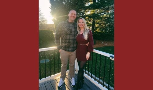 Conor Nelson and his wife