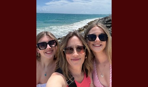 Emily Churchill with family