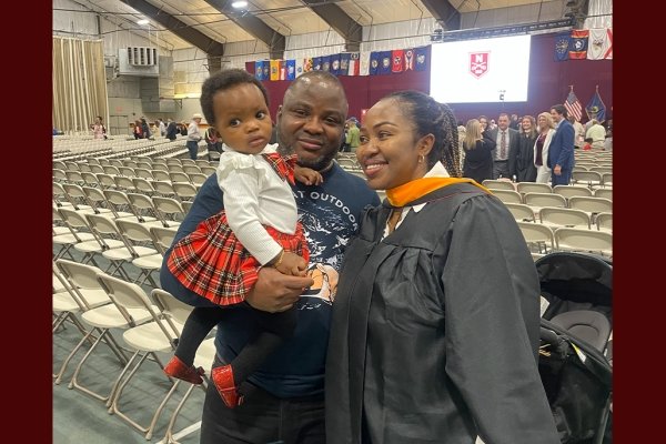 Ann Kolawole at graduation
