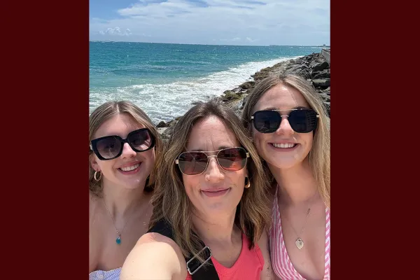 Emily Churchill with family