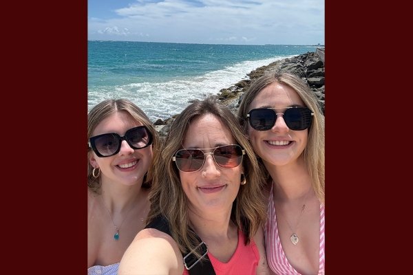 Emily Churchill with family