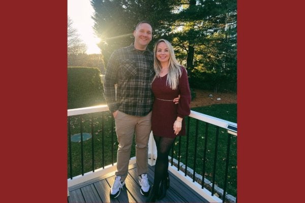 Conor Nelson and his wife