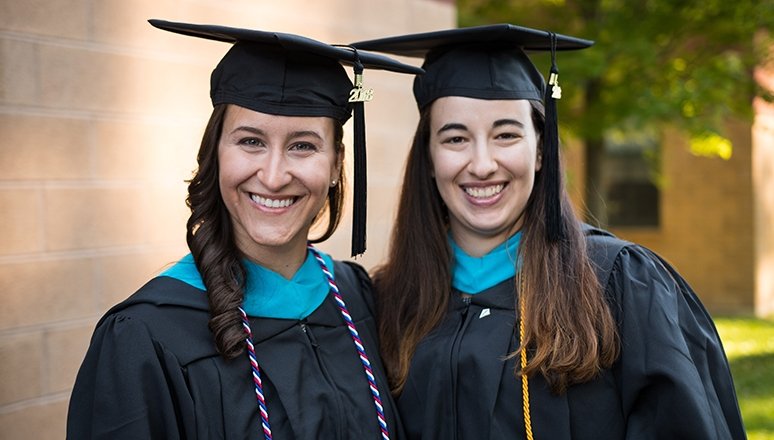 Two graduate students