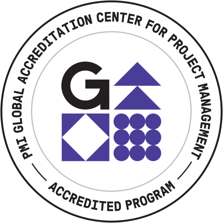 Norwich University's Project Management concentration in the MBA program is accredited by the PMI Global Accreditation Center for Project Management Education Programs 