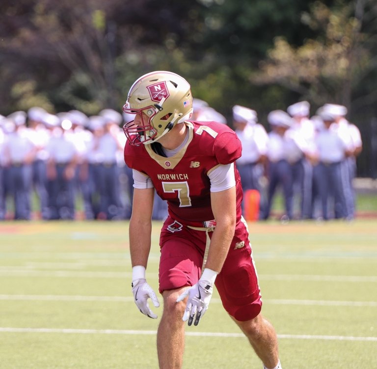 Henri Bourque on the football field