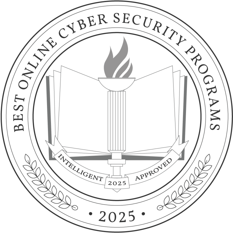 Best Online Cyber Security Programs_ 2025 badge