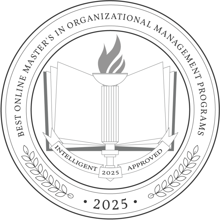 Best Online Masters in Organizational Management Programs_ 2025 badge