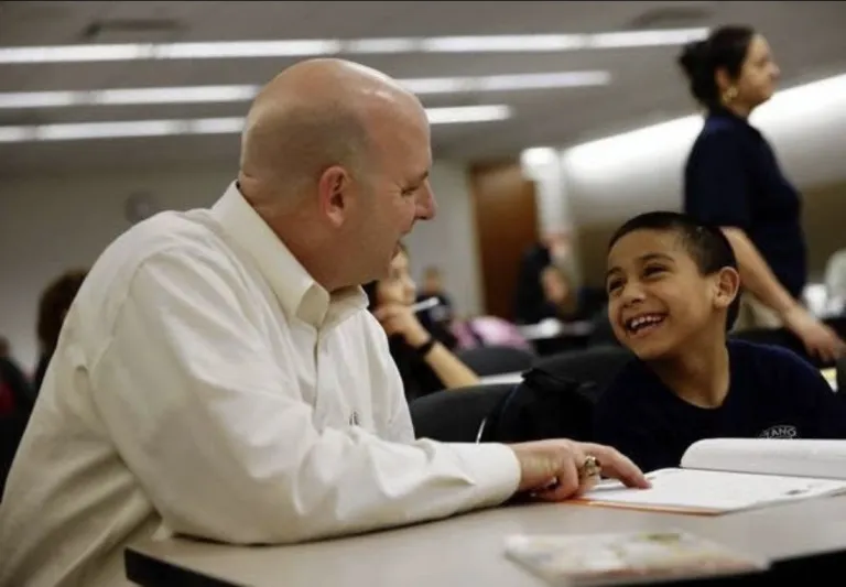 Matthew Bambrick with child